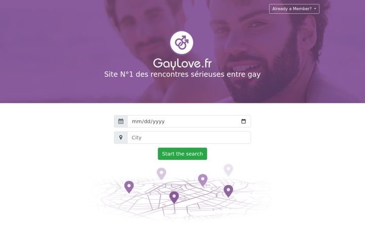 Screenshot of gaylove.fr