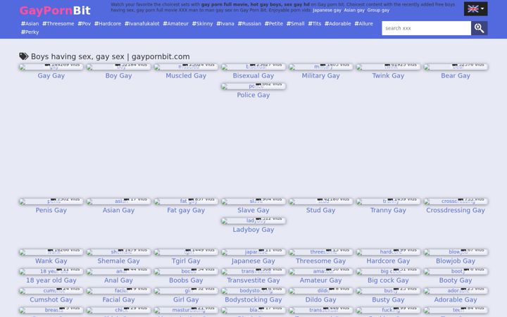 Screenshot of gaypornbit.com