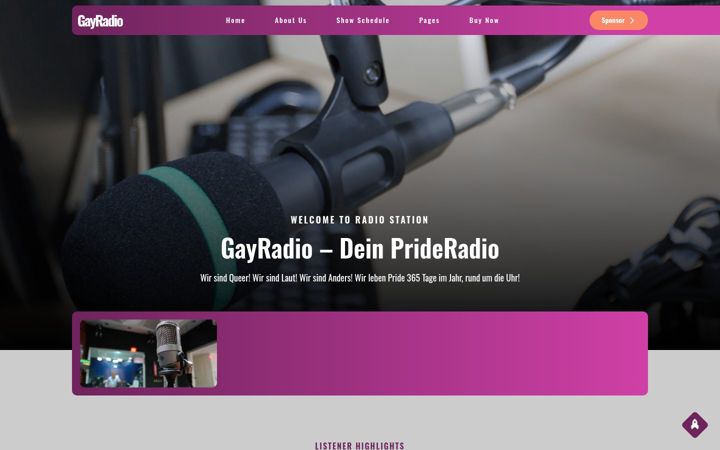 Screenshot of gayradiomedia.de