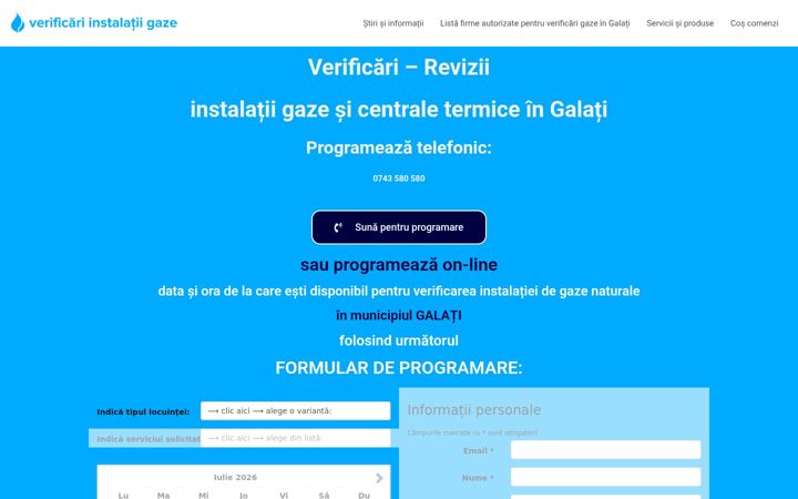 Screenshot of gaze.services