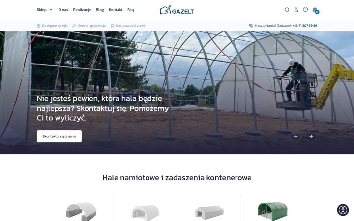Screenshot of gazelt.pl