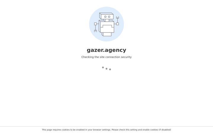 Screenshot of gazer.agency