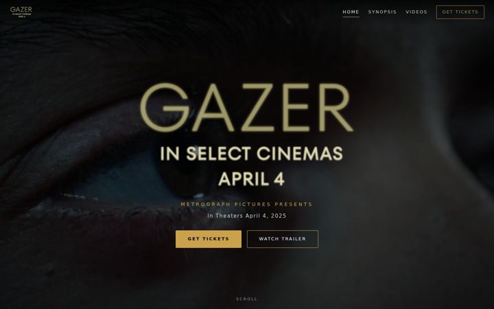 Screenshot of gazerfilm.com