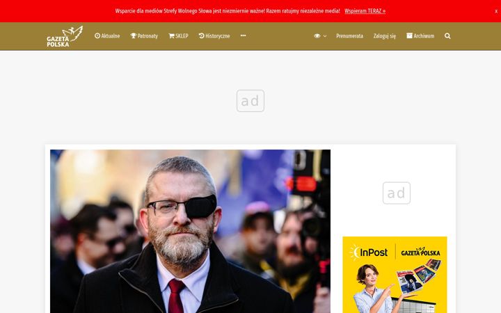 Screenshot van gazetapolska.pl