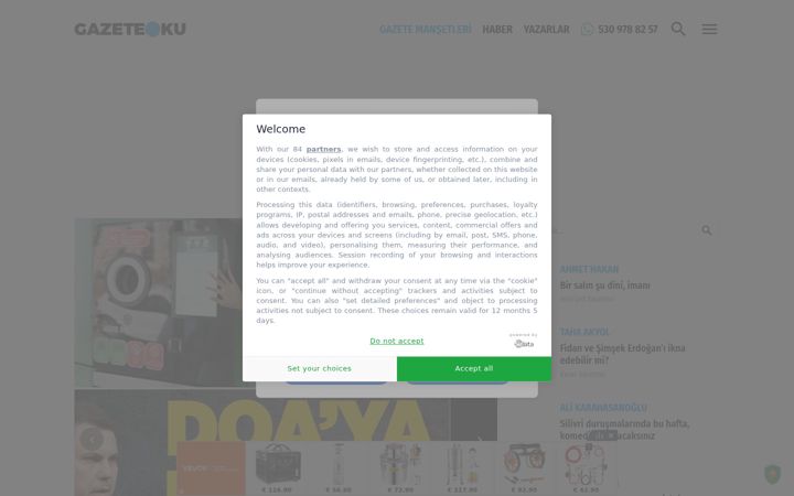 Skjámynd af gazeteoku.com