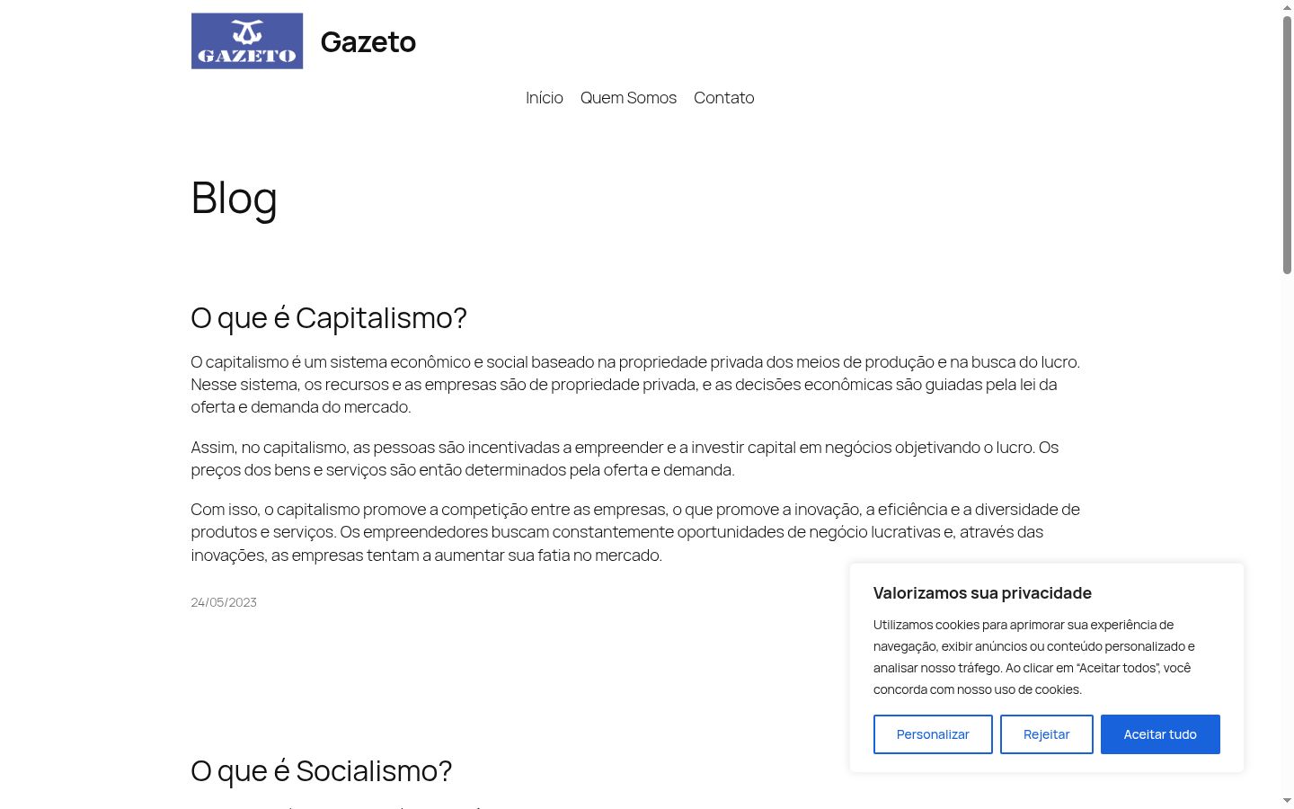Snímka obrazovky banera súhlasu zobrazeného pred akoukoľvek interakciou