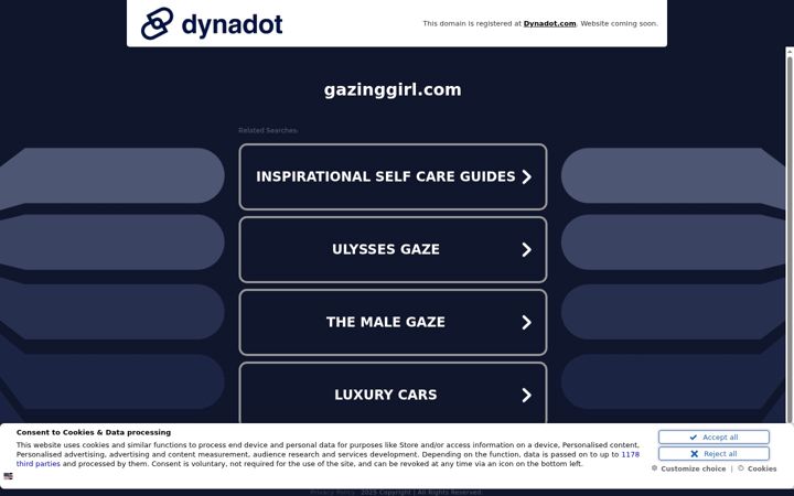 Screenshot of gazinggirl.com
