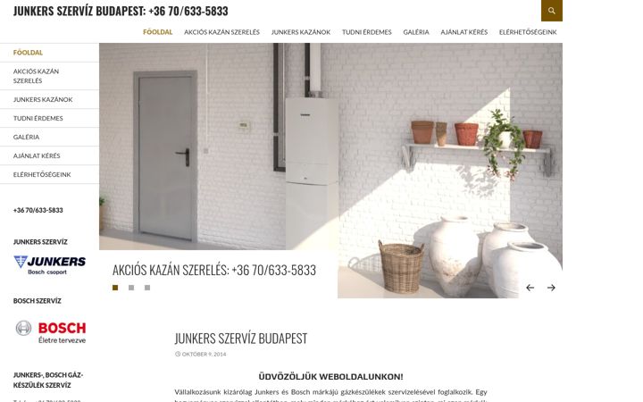 Screenshot of gazkeszulek-szerviz-budapest.hu
