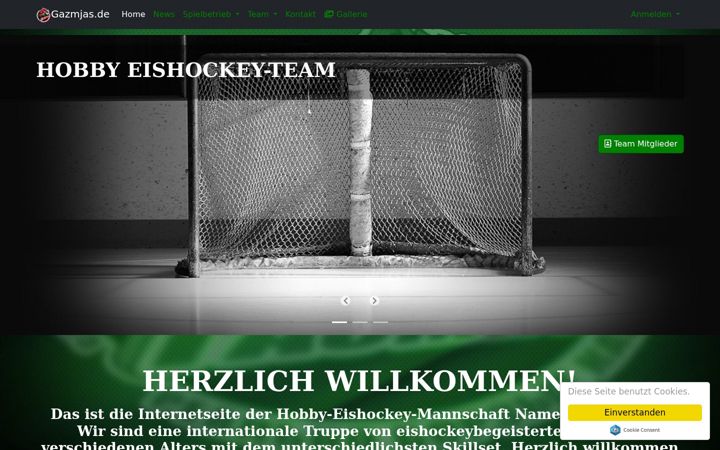 Screenshot of gazmjas.de