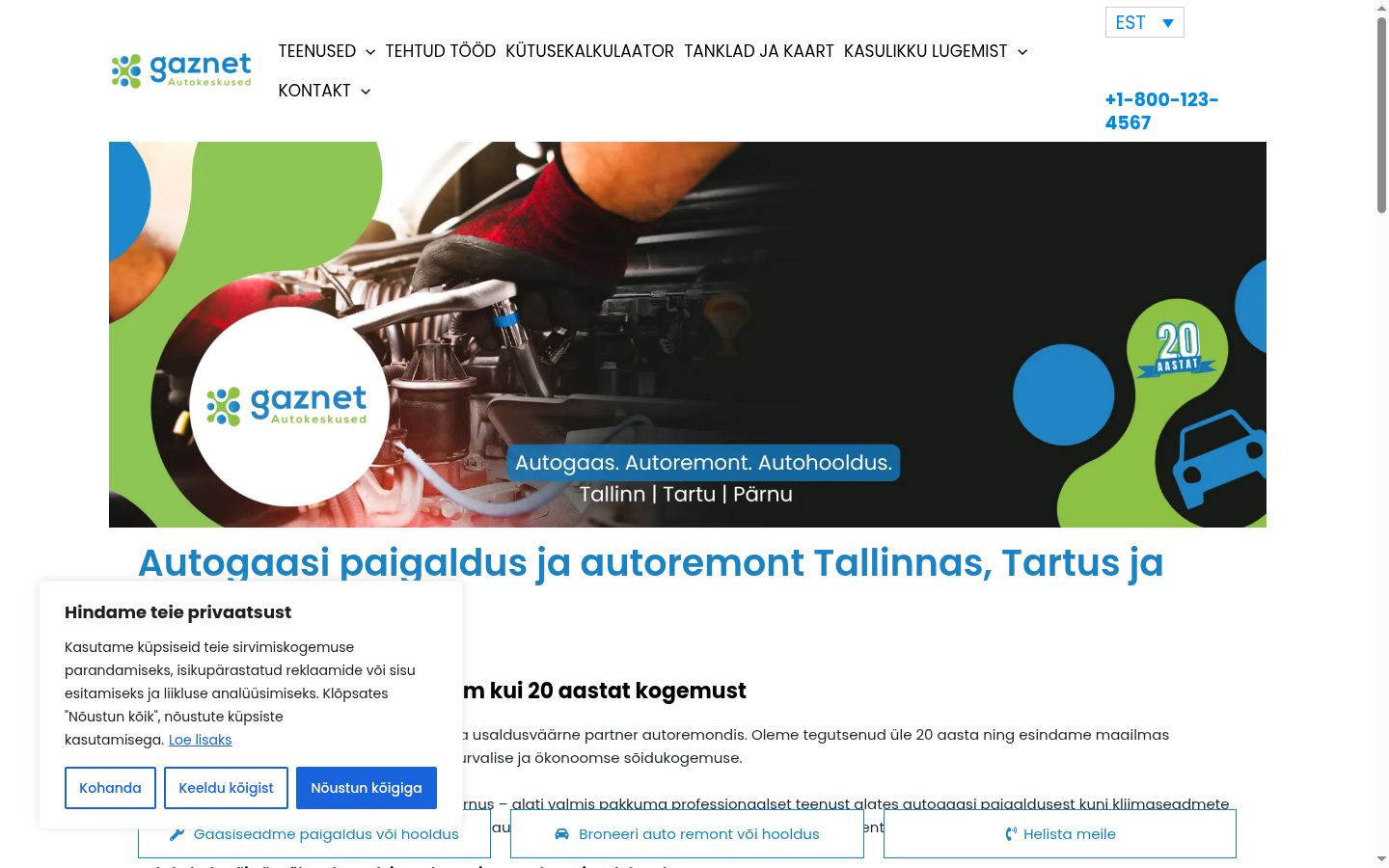 Zrzut ekranu banera zgody wyświetlanego przed jakąkolwiek interakcją