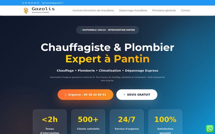 Screenshot of gazolis.fr