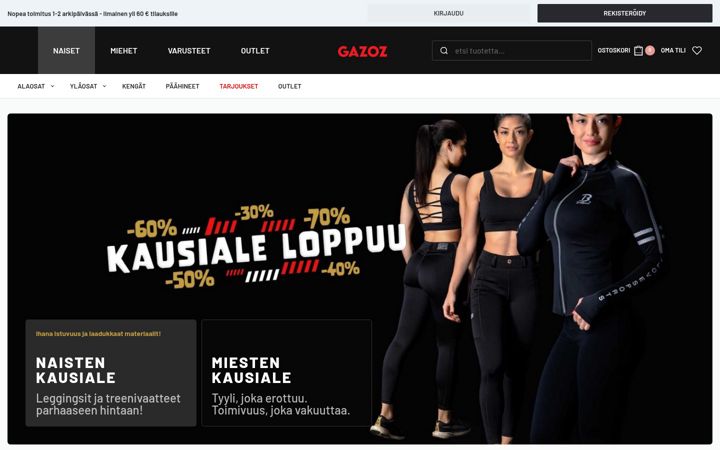 Screenshot of gazoz.fi