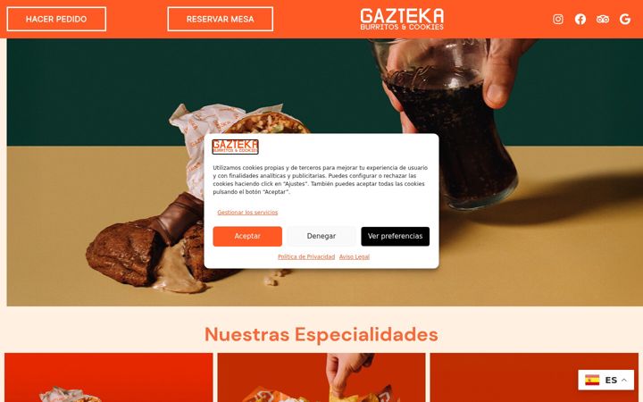 Screenshot of gazteka.com