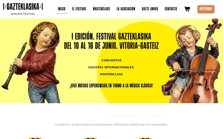 Screenshot of gazteklasika.com