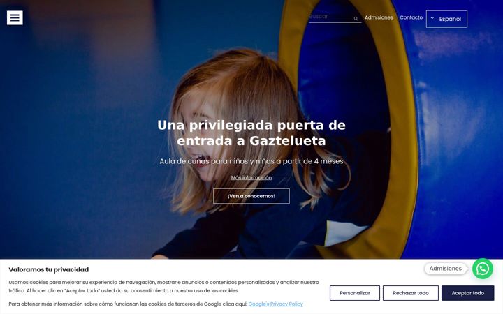 Screenshot of gaztelueta.com