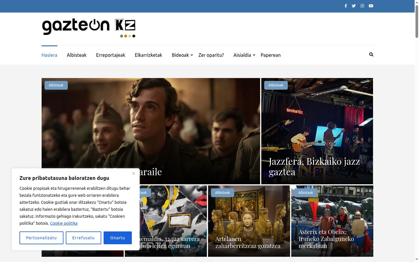 Zrzut ekranu banera zgody wyświetlanego przed jakąkolwiek interakcją