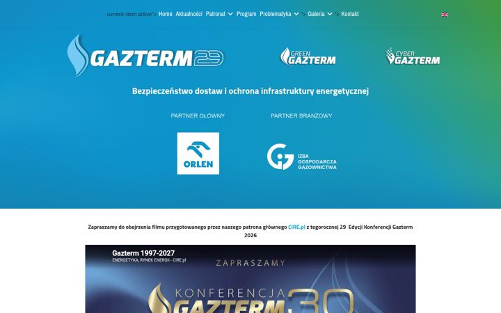 Screenshot of gazterm.pl