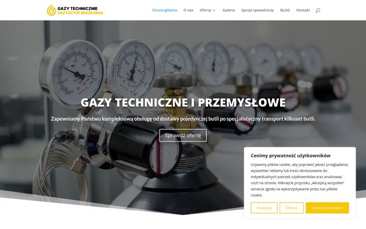 Screenshot of gazytechniczne.net
