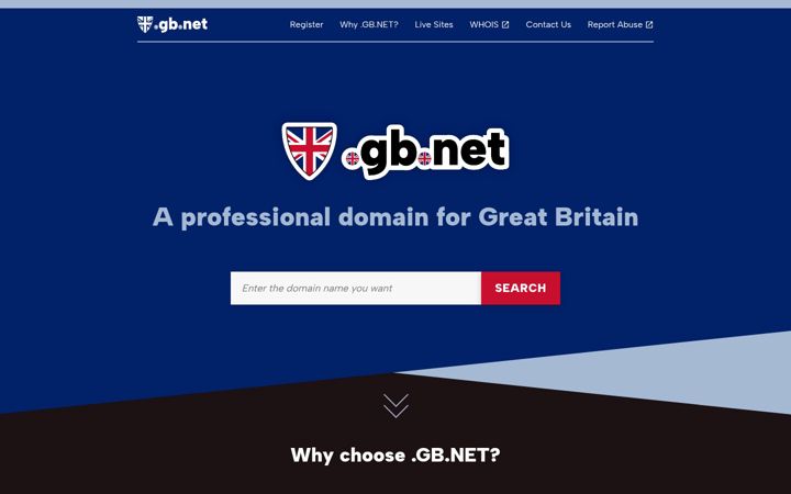 Snímek obrazovky gb.net