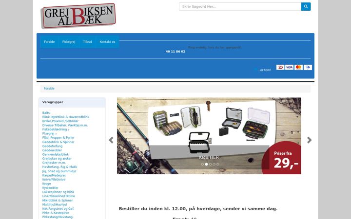 Skärmbild av gbab.dk