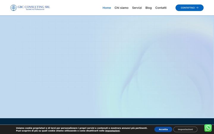 Screenshot of gbcconsulting.it
