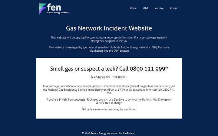 Screenshot of gbgasemergency.co.uk