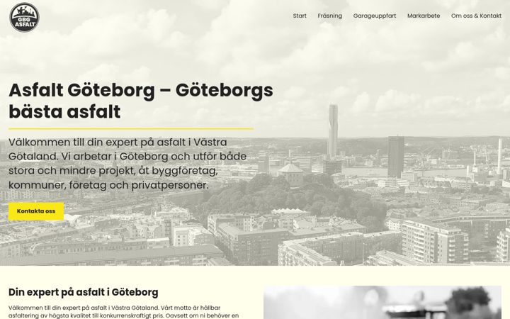 Screenshot of gbgasfalt.com