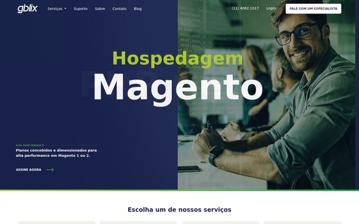 Posnetek zaslona gblix.net