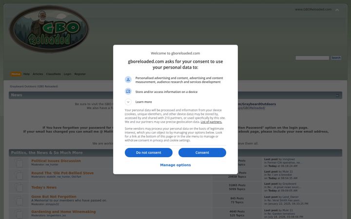 Screenshot of gboreloaded.com