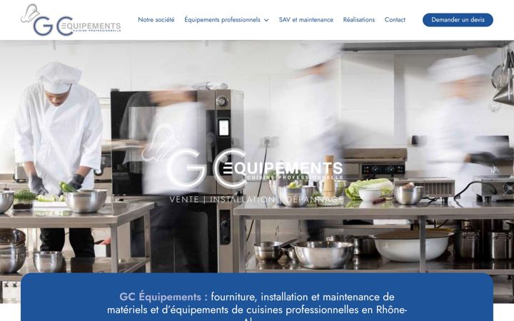 Екранна снимка на gc-equipements.fr