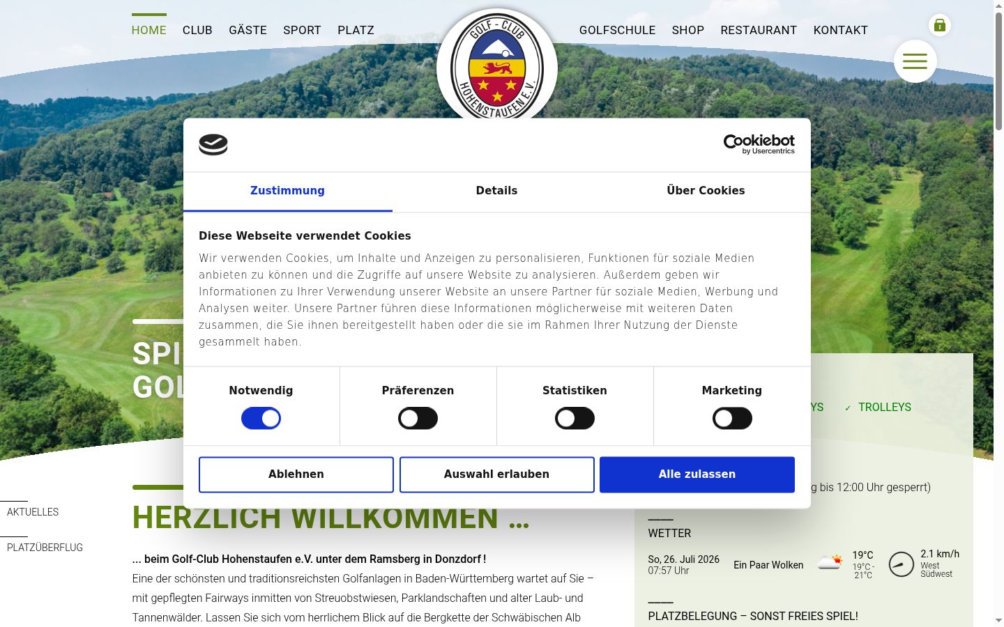 Sutikimo reklamjuostės, rodytos prieš bet kokią sąveiką, ekrano kopija