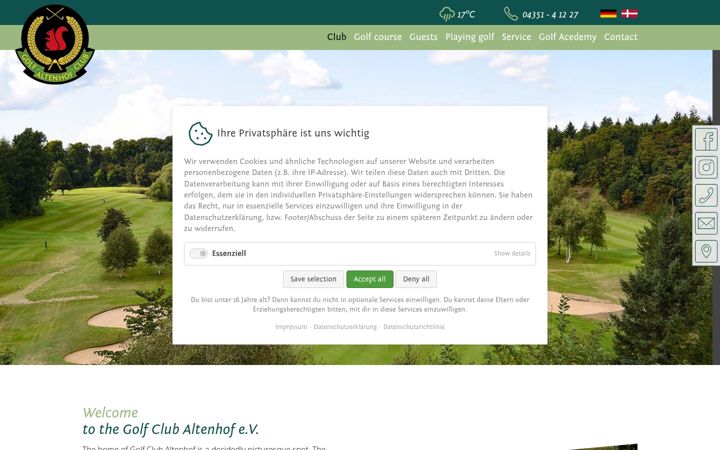 Screenshot of gcaltenhof.de