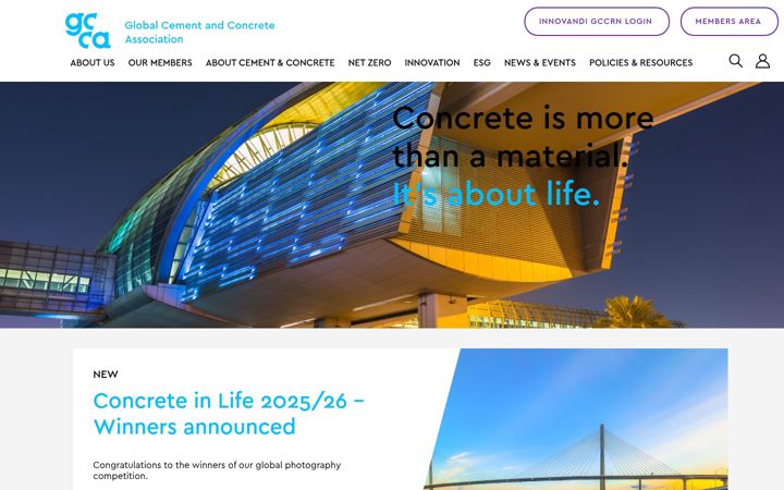 Screenshot of gccassociation.org