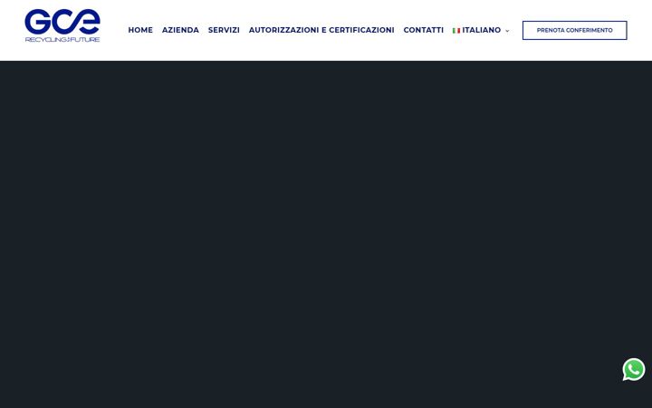 Snímek obrazovky gcesrl.eu