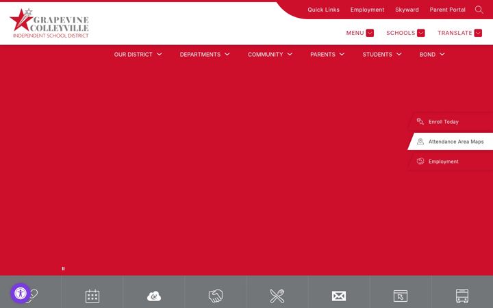 Screenshot of gcisd.net