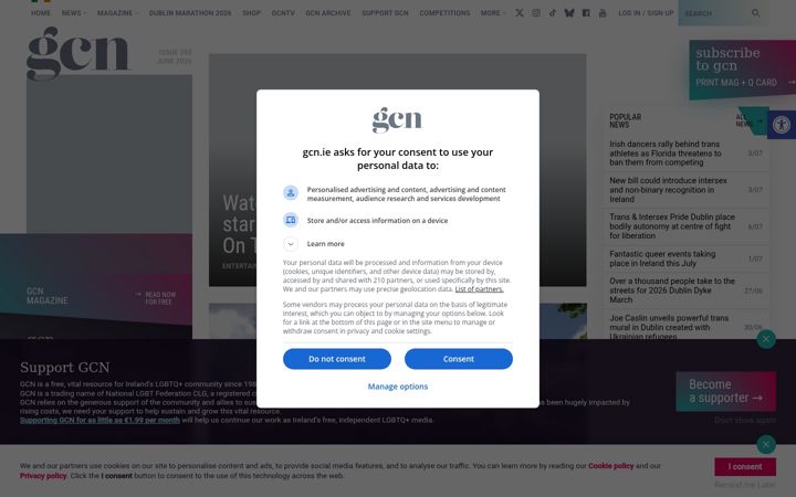 Screenshot of gcn.ie