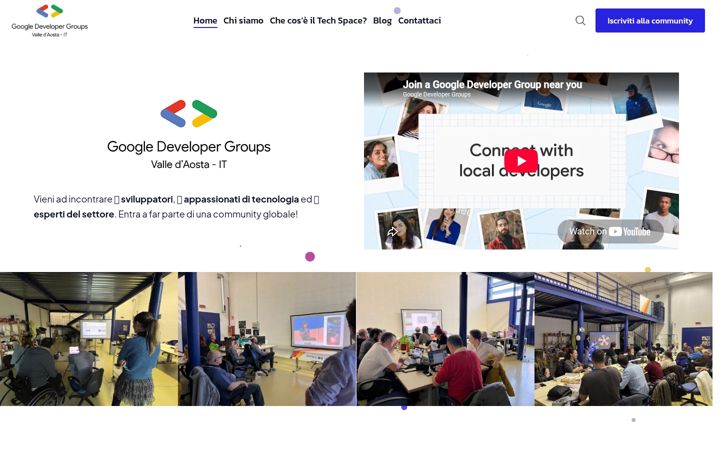 Screenshot of gdgvda.it