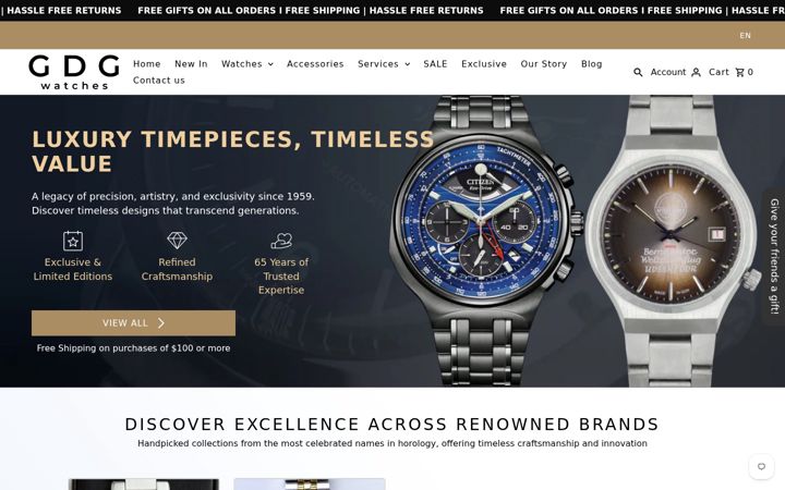 Screenshot of gdgwatch.com