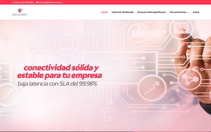 Snímek obrazovky gdlicanet.net.mx