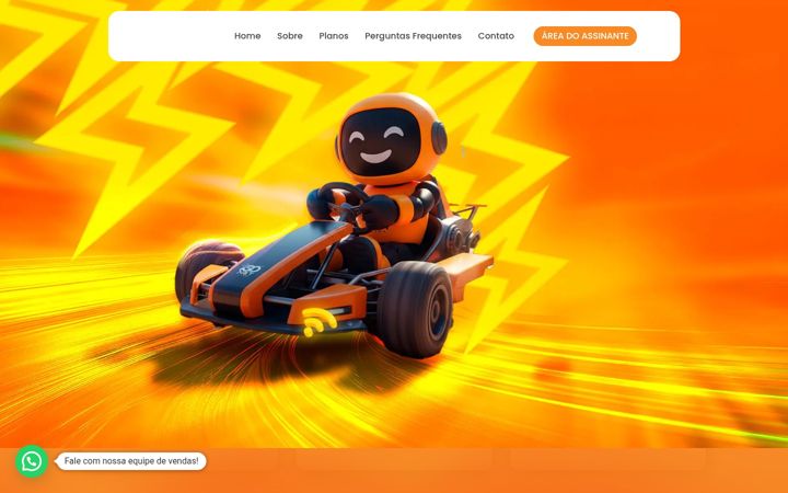 Skærmbillede af gdnetfibra.com.br