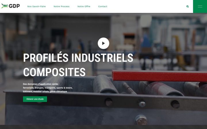 Captura de pantalla de gdp-sa.fr