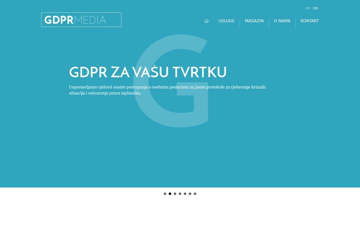 Screenshot of gdpr-media.hr