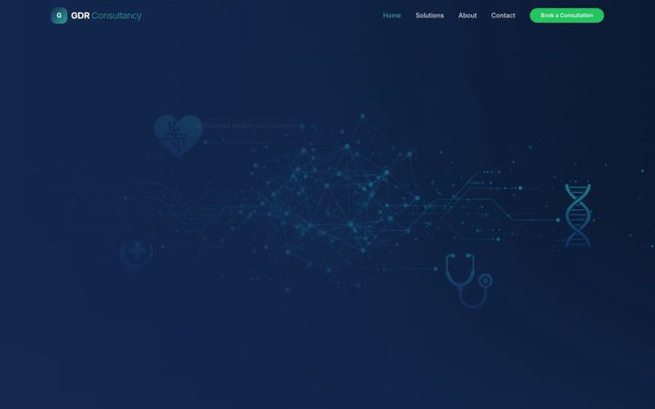 Screenshot van gdrconsultancy.com