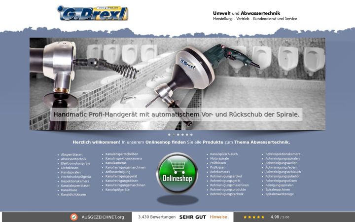 Screenshot ta' gdrexl.de