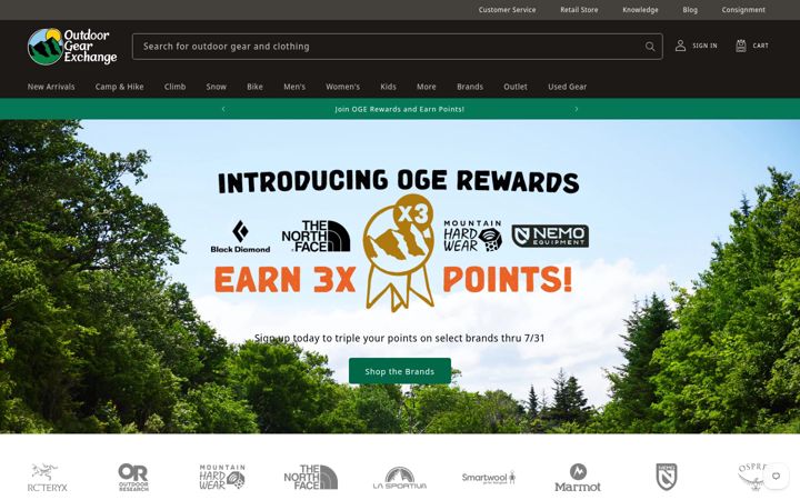Screenshot of gearx.com