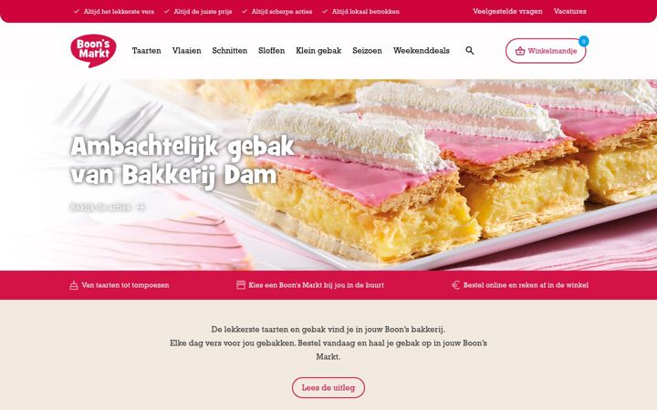 Zrzut ekranu gebak.boonsmarkt.nl