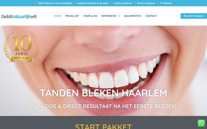 Zrzut ekranu gebitnatuurlijkwit.nl