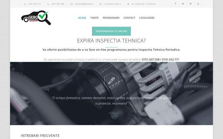 Screenshot ta' geboitp.ro