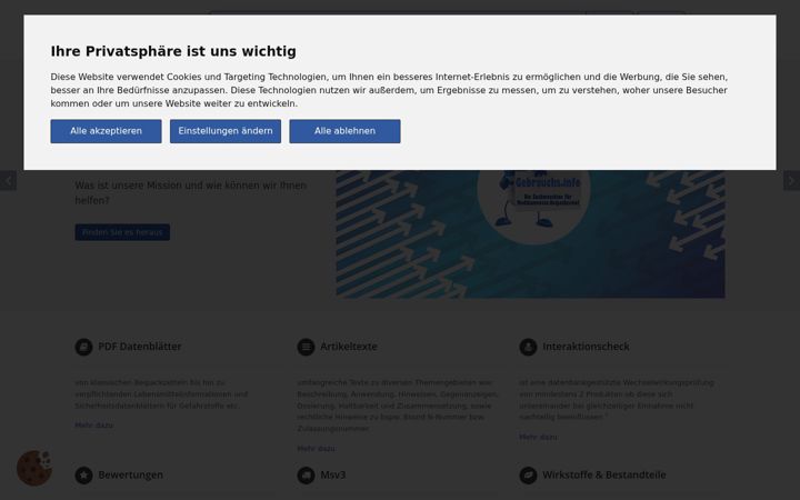 Screenshot of gebrauchs.info