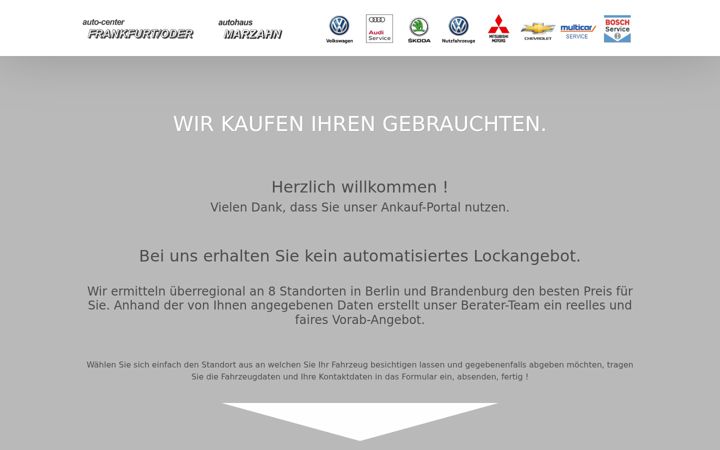 Screenshot of gebrauchte-ankauf.de